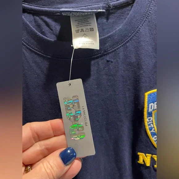 New York Police Department NYPD Adult Short Sleeve T Shirt - M - Picture 7 of 7